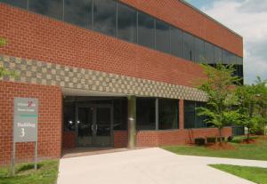 main entrance view of apc office building