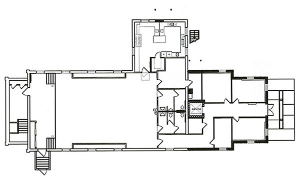 Ground Floor Design View of Community Congregational Church