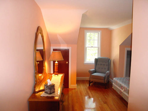 Interior view of Simoneau residence in Bedford, MA