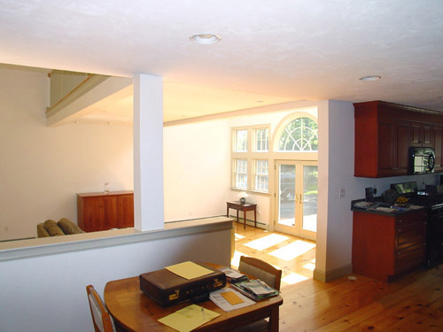 Interior view of Sintros residence in Chelmsford, MA