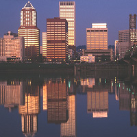 Portland in the Evening